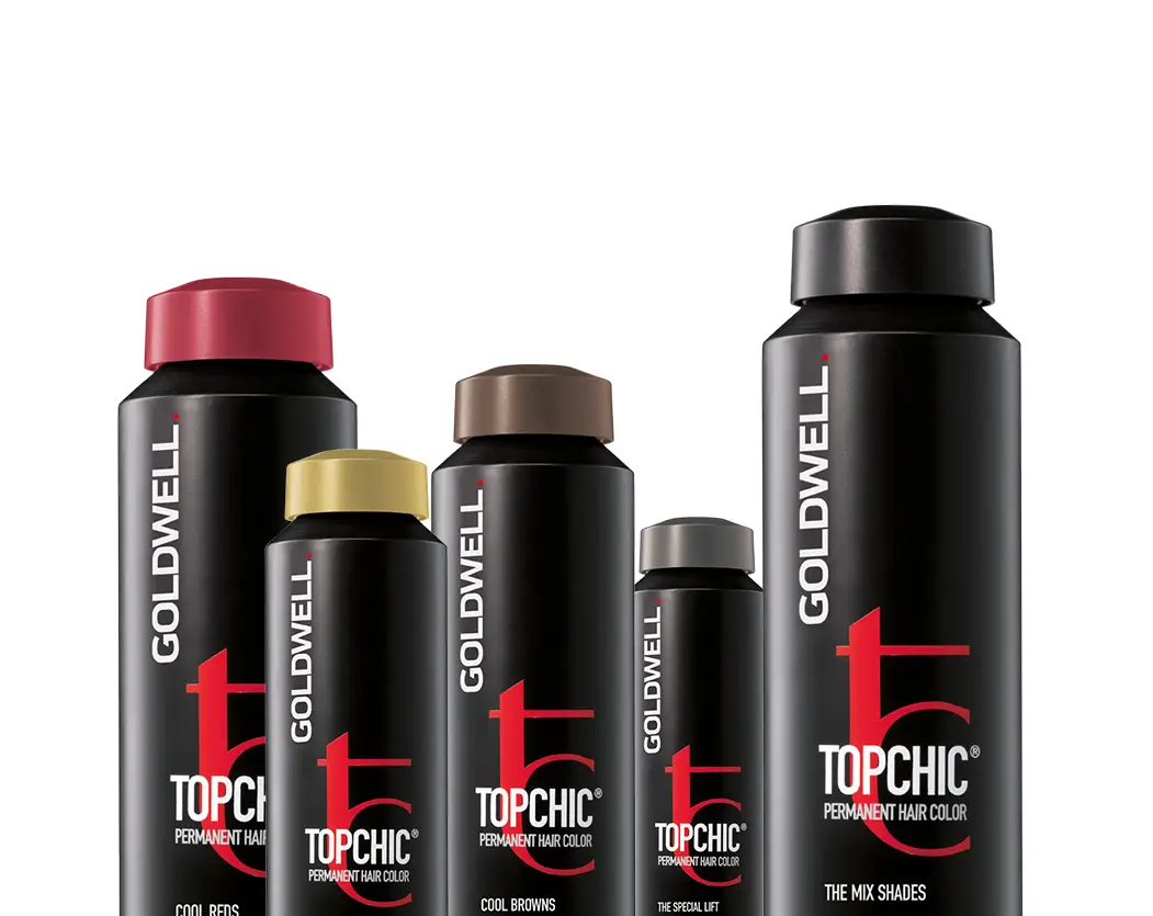 Goldwell Topchic permanente Haarfarbe Flaschen in der Goldwell Haarfarbe Kollektion