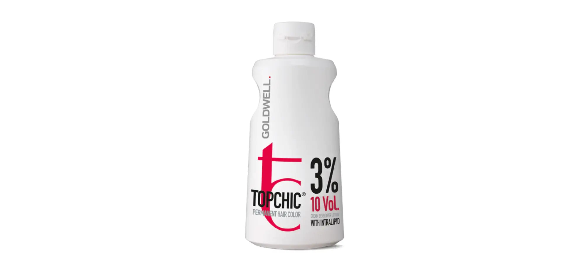 Weiße Flasche Haarentwickler aus der Goldwell Oxydanten Kollektion