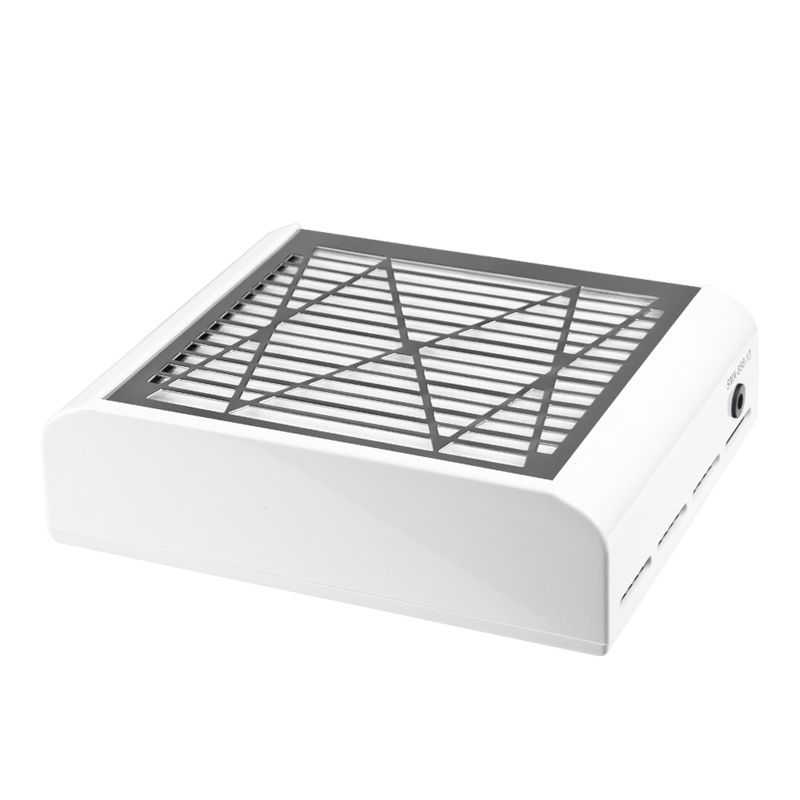Weiße Staubsammler mit grauem Grill für Nagelstaub in der Kollektion Staubsammler