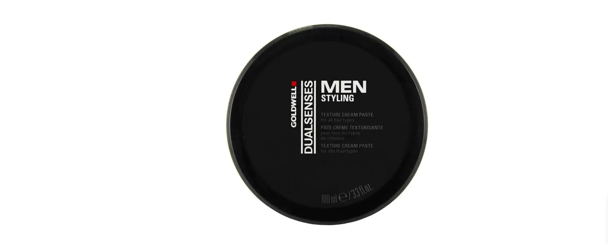Schwarzes Haarstyling Produktbehälter aus der Goldwell For Men Kollektion