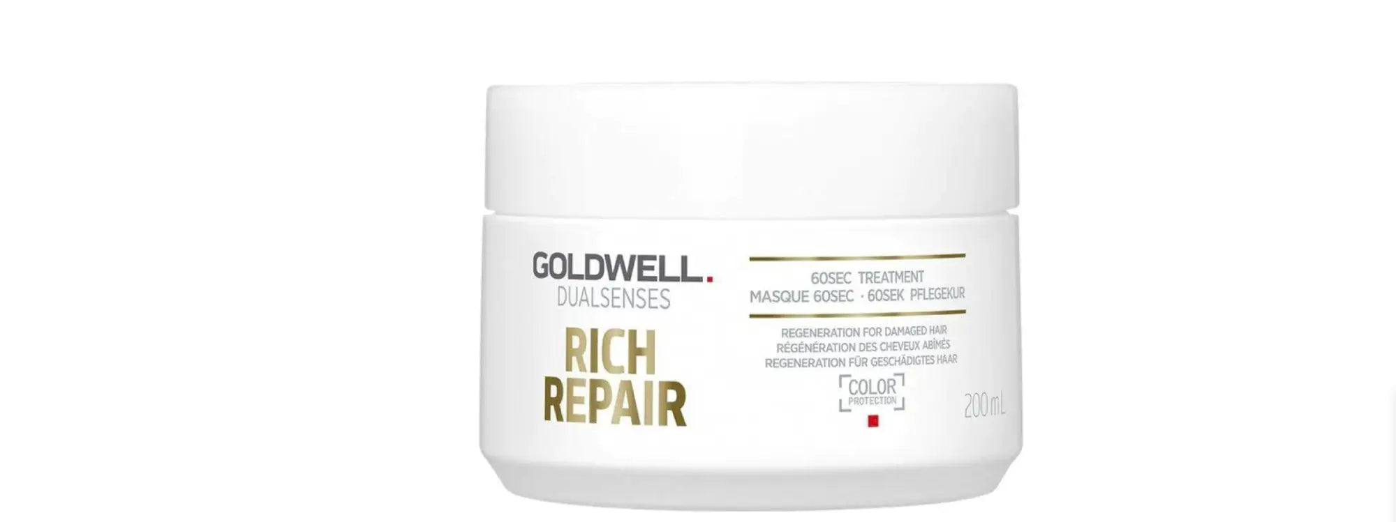 Weißes Haar Behandlung Jar aus der Goldwell Haarmaske Collection