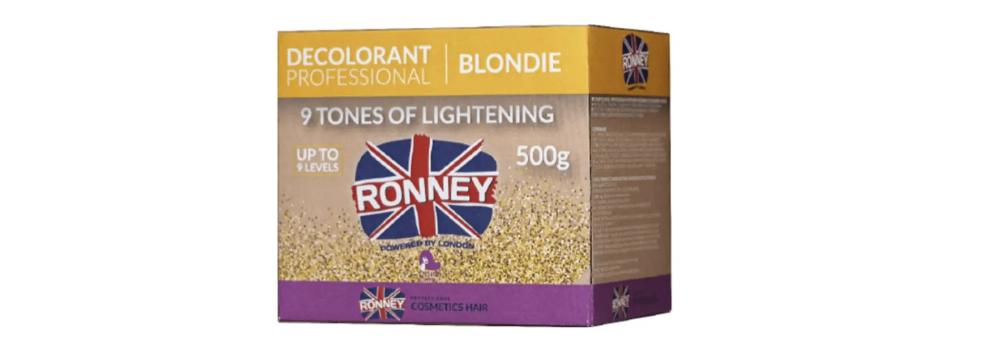 Box of Ronney Blondie Haarentfärber aus der Ronney Blondierung Sammlung