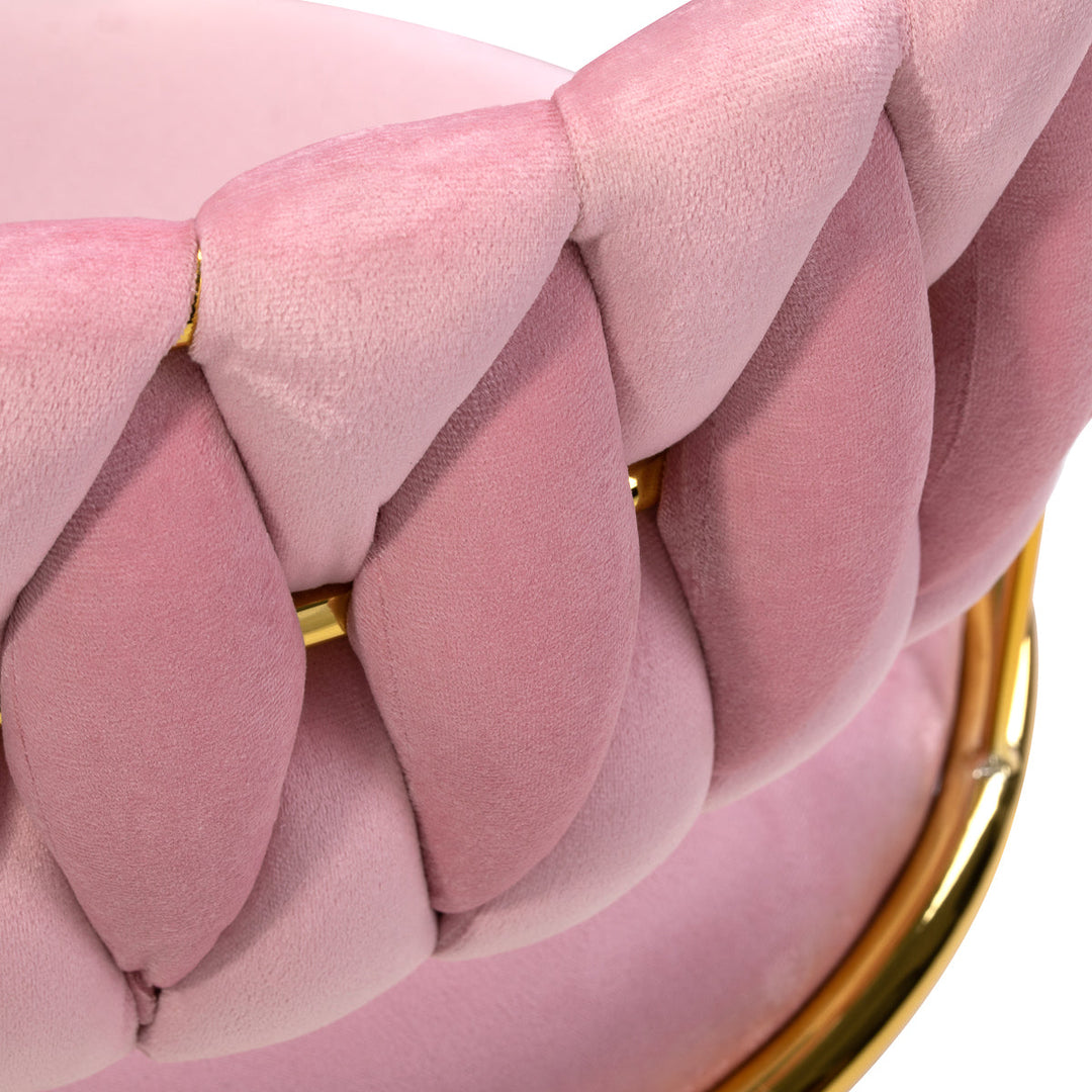 4Rico Drehstuhl QS-GW01G rosa