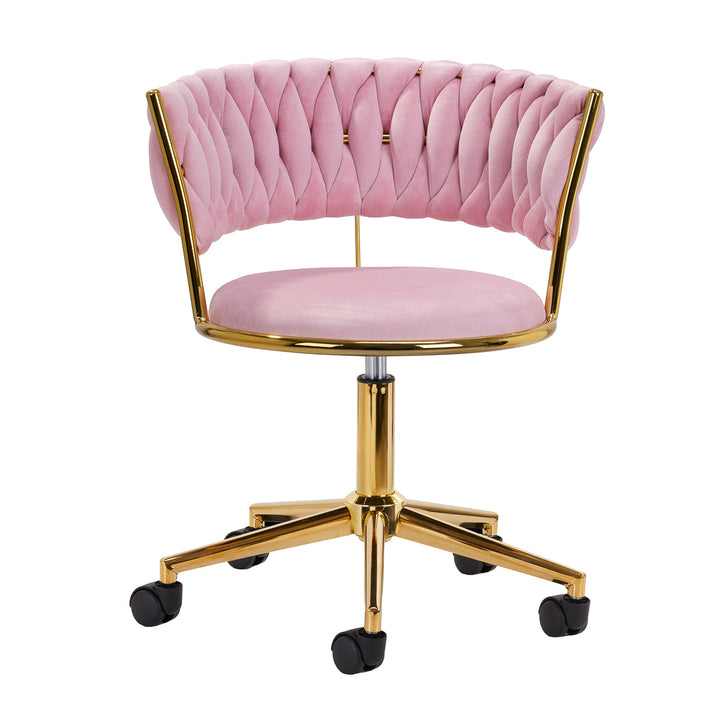 4Rico Drehstuhl QS-GW01G rosa