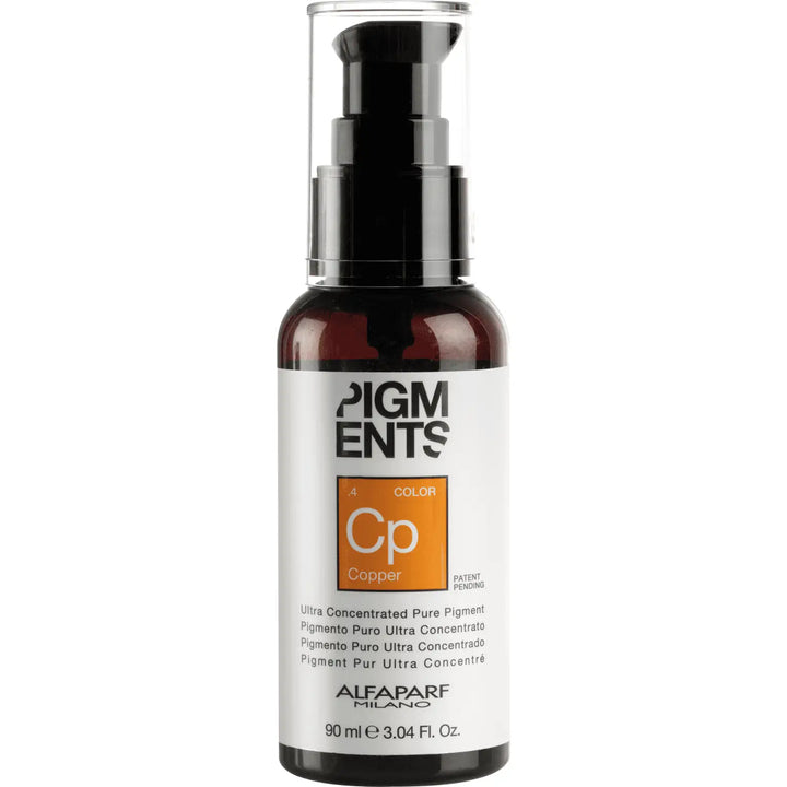 Flasche mit Kupfer-Haarpigment vom Alfaparf Milano Pigments Color