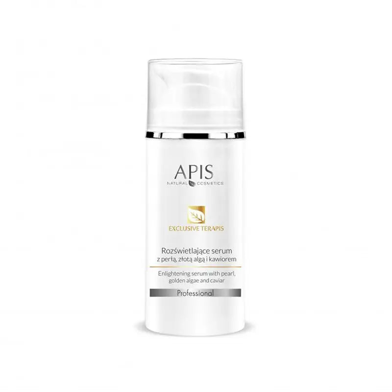 Weiße Flasche des APIS exklusive Beleuchtungstherapie mit Augenserum 50ml