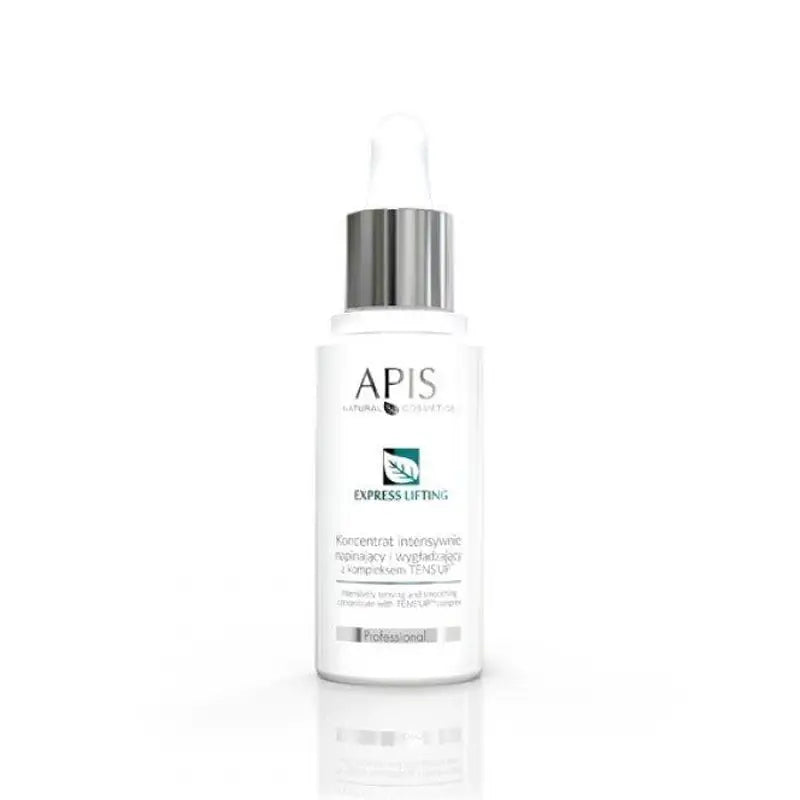 Weiße Flasche mit Tropfer für Apis Express Lifting, Straffung und Glättung Konzentrat