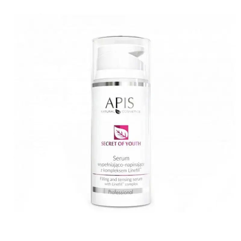 Weiße Flasche des APIS Geheimnis der Jugend Serum mit Linefill-Komplex 100ml