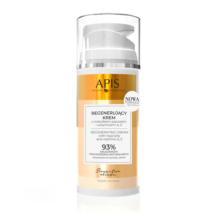 APIS HONIGREICHTUM REGENERIERENDE CREME MIT GELÉE ROYALE VITAMINE A E 100 ML