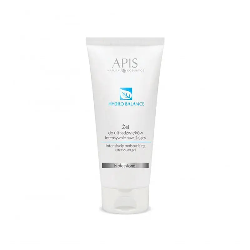 Weiße Tube des Apis Hydro Balance intensiv feuchtigkeitsspendendes Ultraschallgel 200 ml