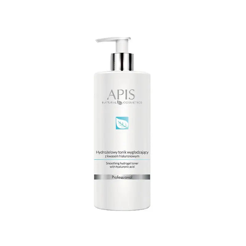 Weiße Flasche mit Pumpen für Apis Hydrogel Glättung Tonic mit Hyaluronsäure 500ml