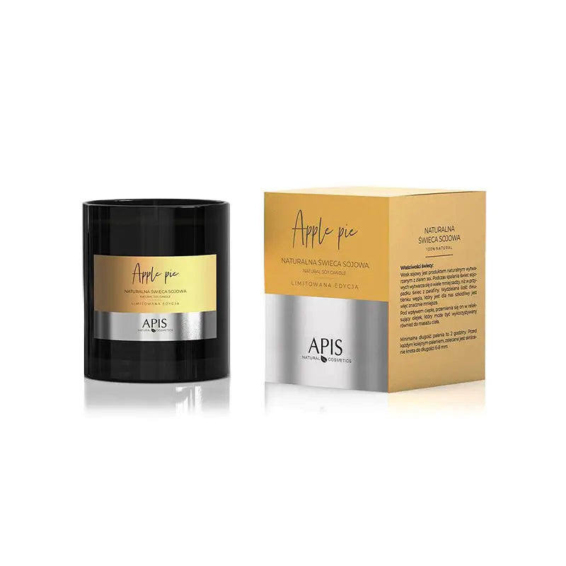 Apis natürliche Apfelkuchen-Sojakerze 220 g - Massagekerzen