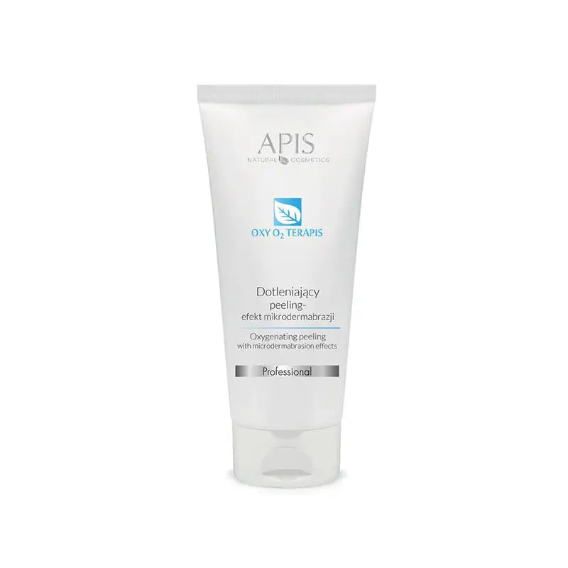 Weiße Tube mit Apis Oxygenating Peeling Mikrodermabrasionseffekt 200ml