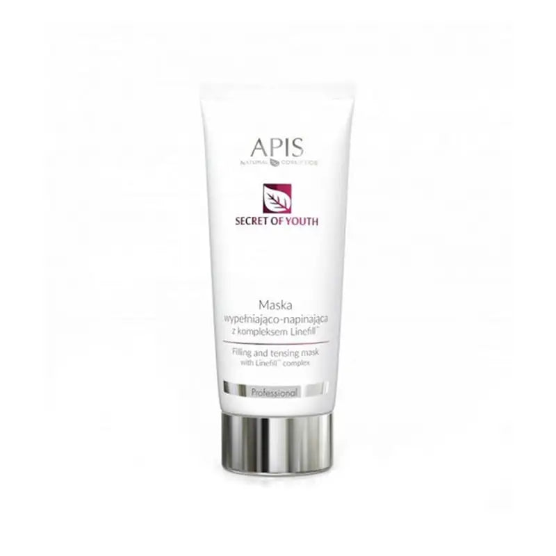 Weiße Tube der Apis Secret of Youth Füll- und Straffungsmaske 200 ml