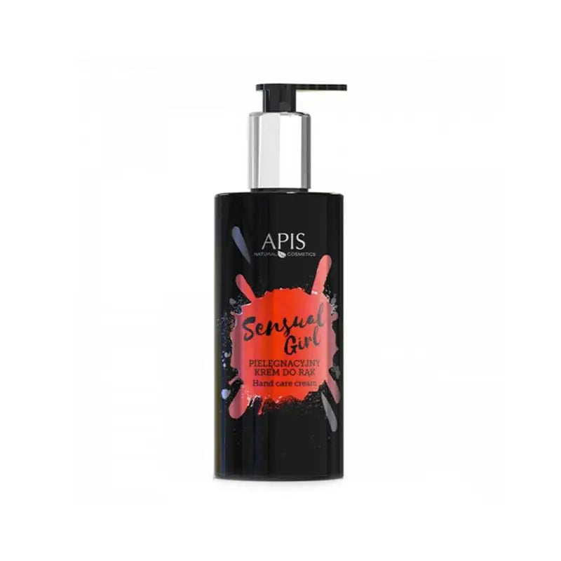 Schwarze Handcreme-Flasche mit Pump für Apis Sensual Girl Care Handcreme 100 ml