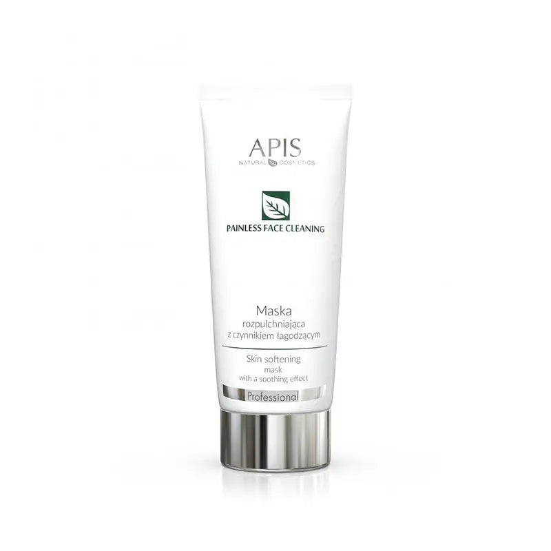 Weiße Tube der Apis Weichmachende Maske für schmerzfreie Gesichtspflege 200 ml