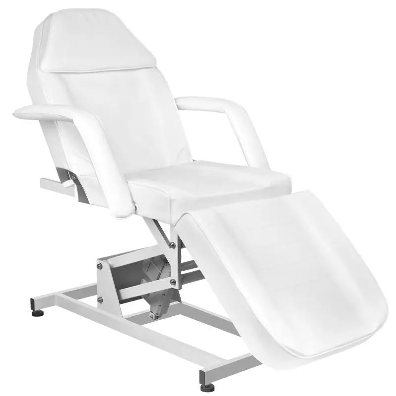 Weiß verstellbarer Behandlungsstuhl für Kosmetik mit elektrischem Motor Azzurro 673a