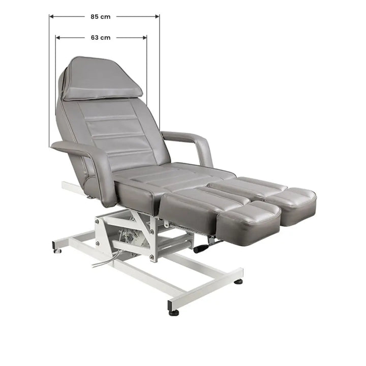 Azzurro Elektrische Kosmetikliege 673as pedi 1 Motor Grau - Kosmetikstuhl