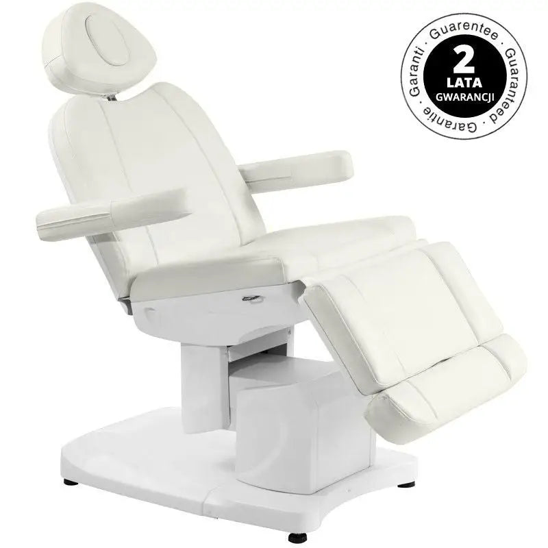 Weiße elektrische Beauty-Salonliege Azzurro Elektrische Kosmetikliege 708a