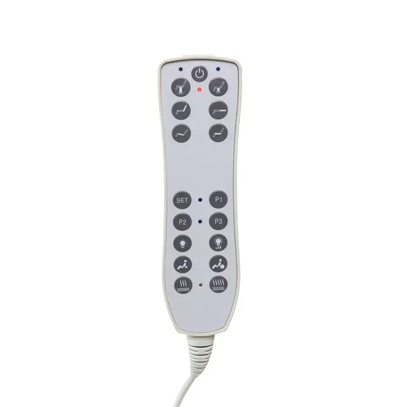 Azzurro Elektrische Kosmetikliege 708BS Pedi Pro Exclusive 3 Motoren Beheizbar - Kosmetikstuhl