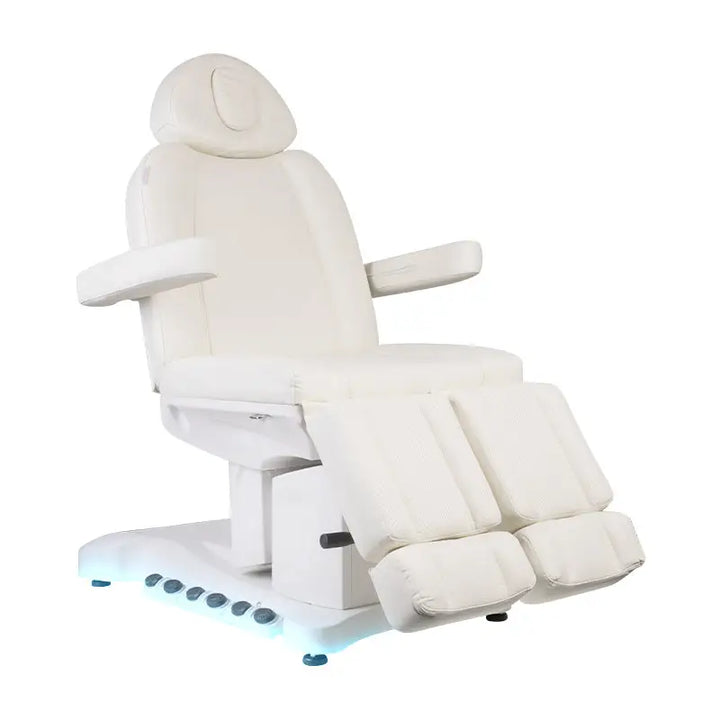 Azzurro Elektrische Kosmetikliege 708BS Pedi Pro Exclusive 3 Motoren Beheizbar - Kosmetikstuhl