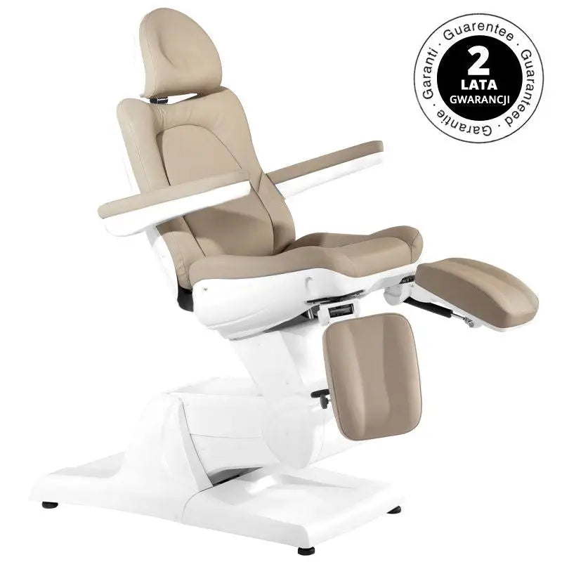 Beige und weiße elektrische Beauty-Liege Azzurro Elektrische Kosmetikliege 870s pedi