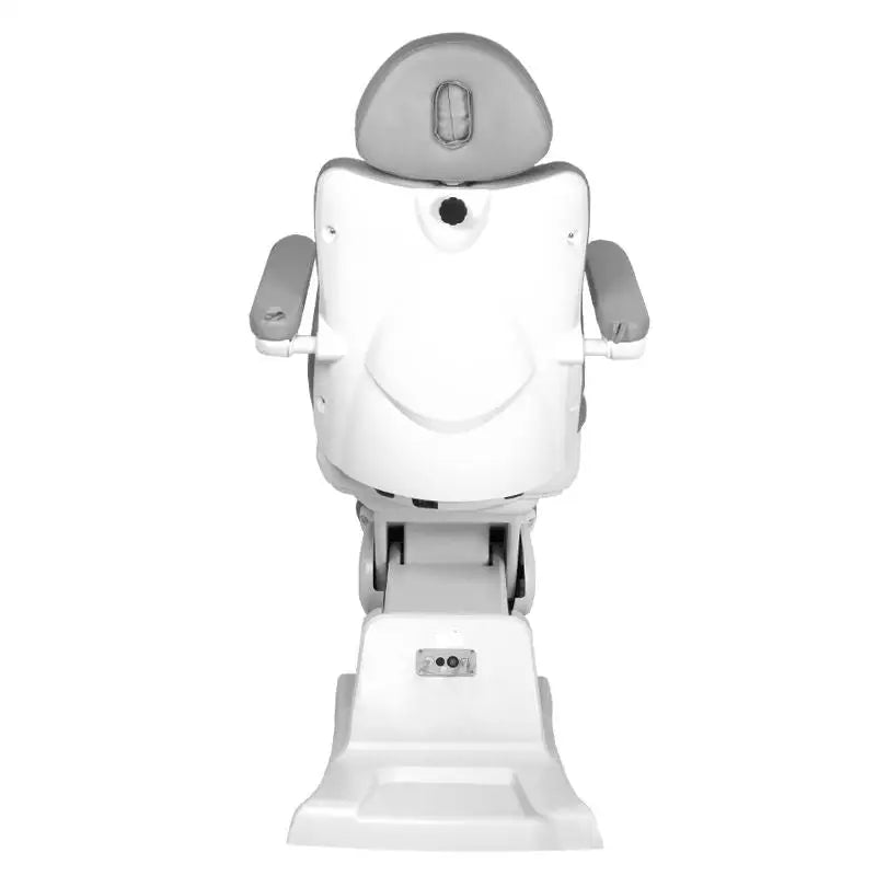 Weiß und grauer humanoider Roboter auf der Azzurro Elektrische Kosmetikliege 870s Pedi Grau