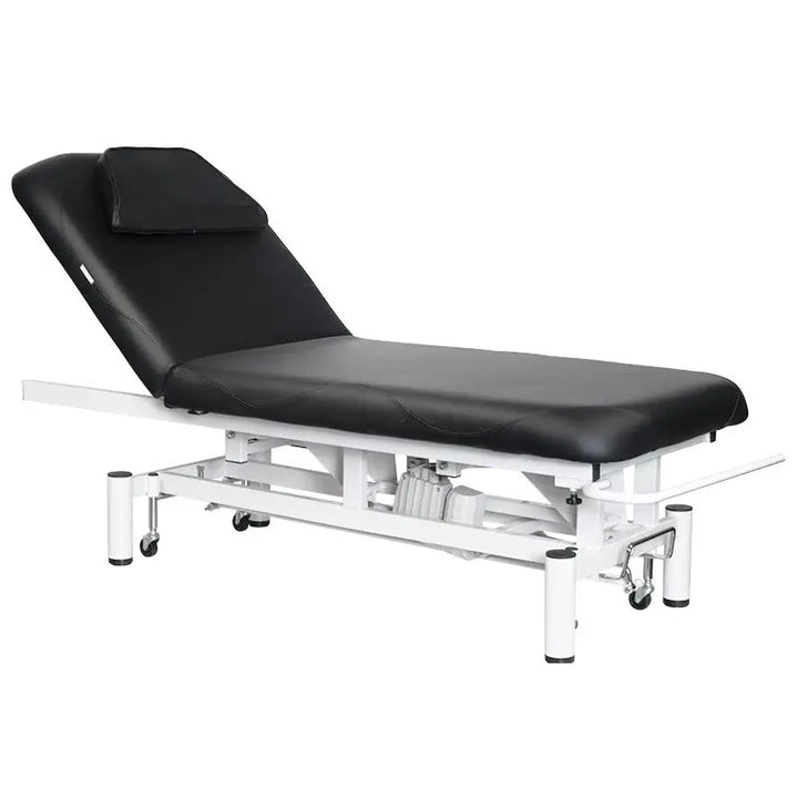 Schwarbe elektrische Massageliege Azzurro 684 mit verstellbarem Kopfteil und Metallrahmen