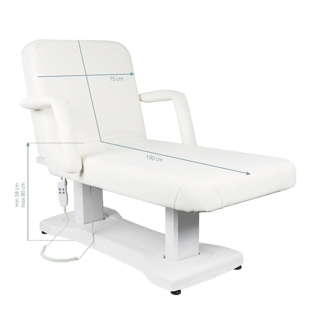 Azzurro Elektrische Massageliege 819a 3 Motoren Weiß - Massageliege