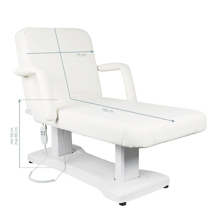 Azzurro Elektrische Massageliege 819a 3 Motoren Weiß - Massageliege