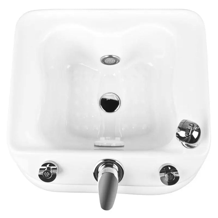 Weiße Pediküre-Badewanne mit Hydromassage für entspannte Fußpflege Azzurro A023