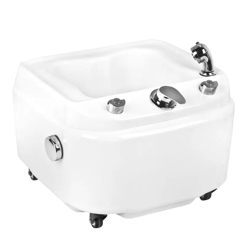 Weiße Pediküre Spa-Badewanne mit Hydromassage für professionelle Fußpflege