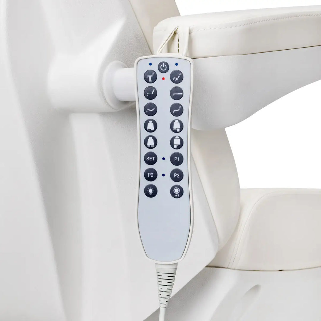 Azzurro Kosmetikstuhl Elektrisch 873 Pedi weiß - Kosmetikstuhl