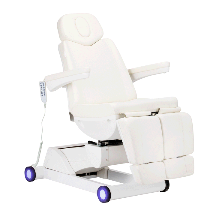 Azzurro Kosmetikstuhl Elektrisch 873 Pedi weiß - Kosmetikstuhl