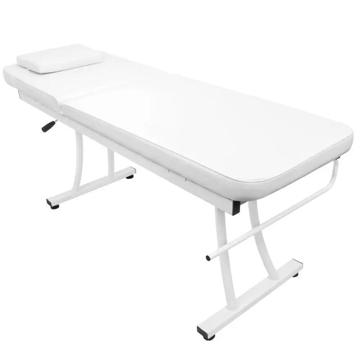 Weiße Massageliege Azzurro Massageliege 328 mit Kissen für Entspannung und Komfort