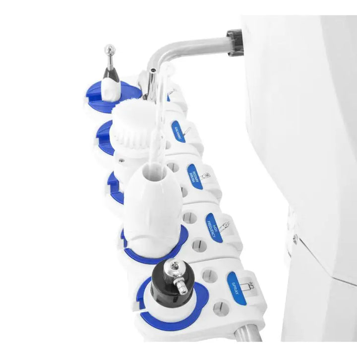 Weiße und blaue Dental-Wasserstrahlanlage des Azzurro Mehrzweckgerät Multifunktionsturm 15In1 Sonia
