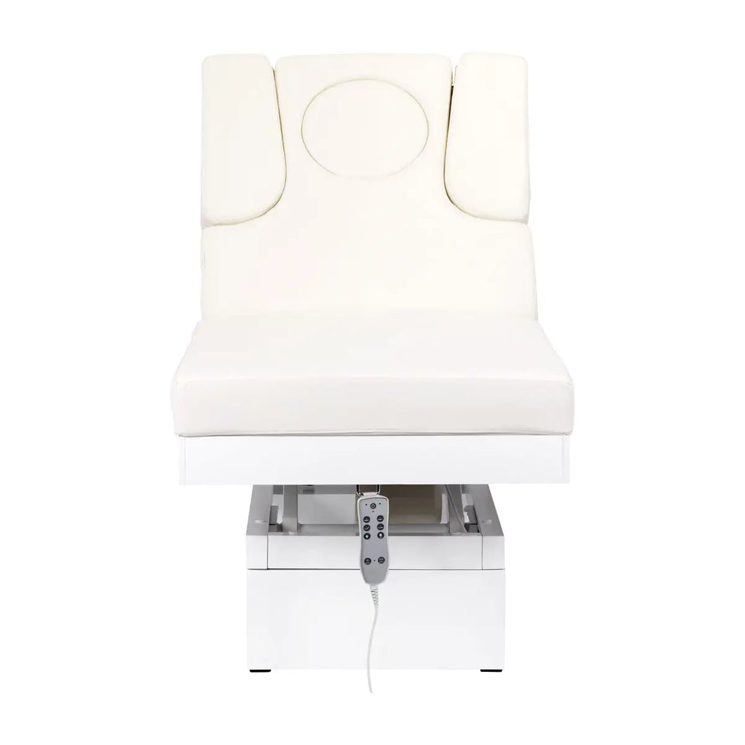 Weiße elektrische Massagebank Azzurro Spa-Kosmetikliege 815b mit Beleuchtung und Heizung