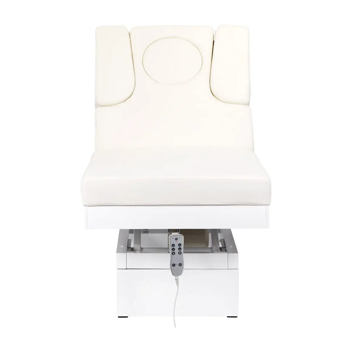 Weiße elektrische Massagebank Azzurro Spa-Kosmetikliege 815b mit Beleuchtung und Heizung