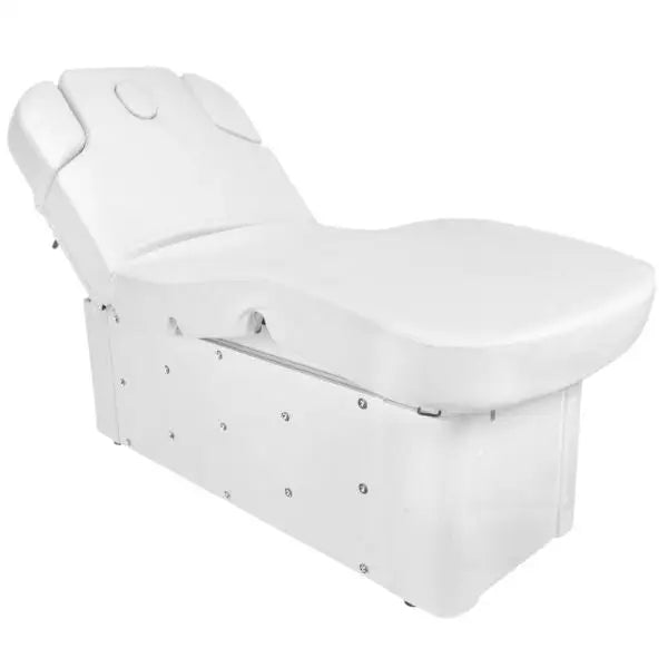 Weiße elektrische Massage-Liege Azzurro Spa-Kosmetikliege Krystal 370-3 mit Heizfunktion