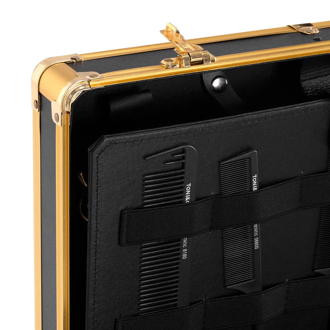 Barber Koffer gold schwarz - Koffer
