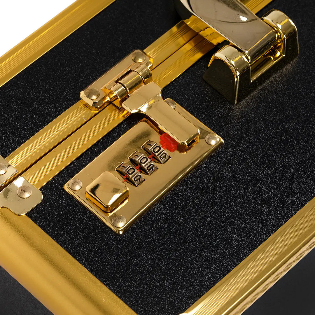 Barber Koffer gold schwarz - Koffer