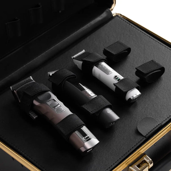 Barber Koffer gold schwarz - Koffer