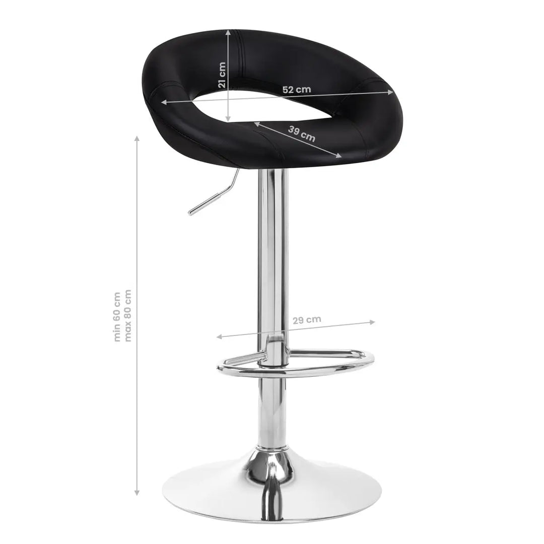 Barhocker QS-B10 Schwarz - Barhocker
