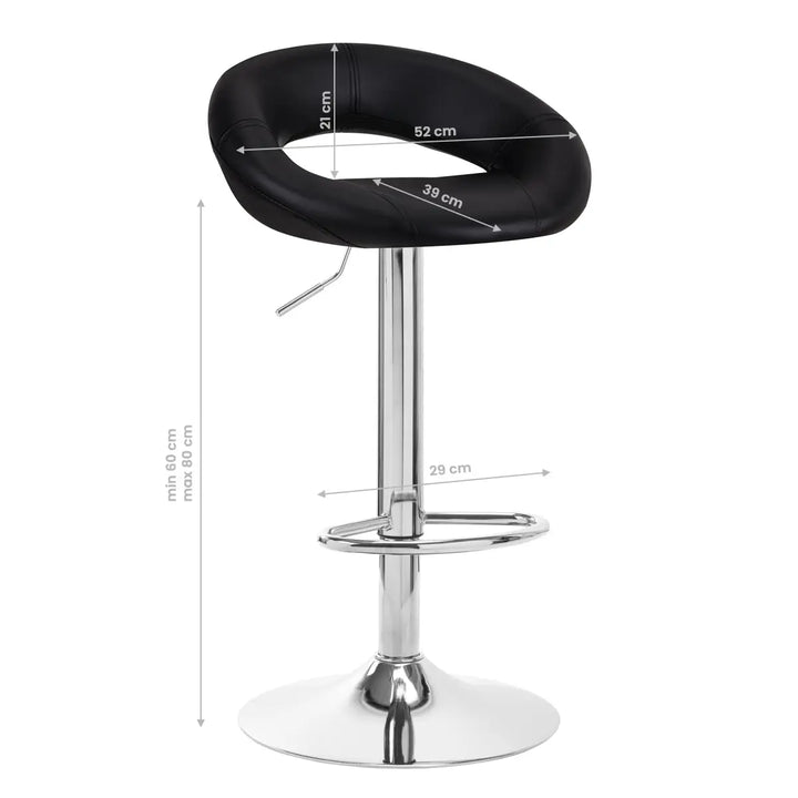 Barhocker QS-B10 Schwarz - Barhocker
