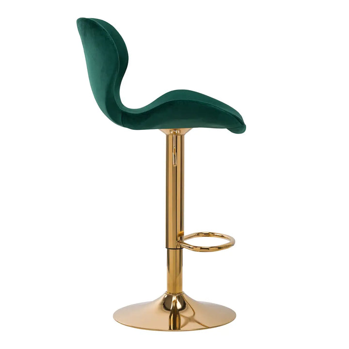 Barhocker QS-B15 Grün Samt - Barhocker
