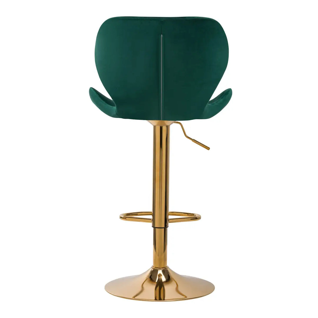 Barhocker QS-B15 Grün Samt - Barhocker