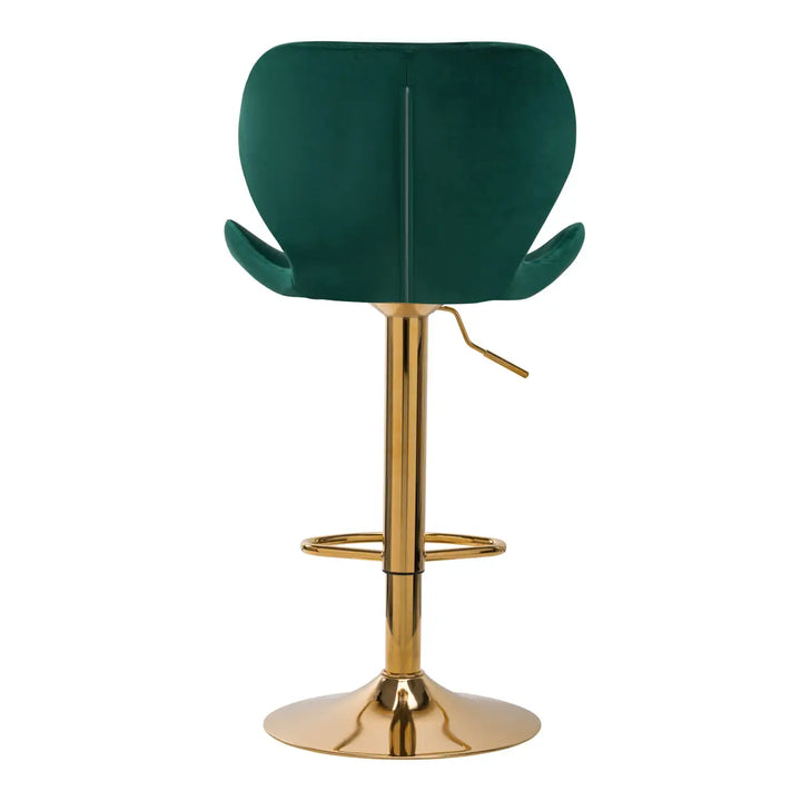 Barhocker QS-B15 Grün Samt - Barhocker
