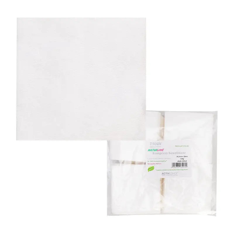 Baumwollkompressen Naturline 150g 16,5 x 18 cm - Baumwollkompressen