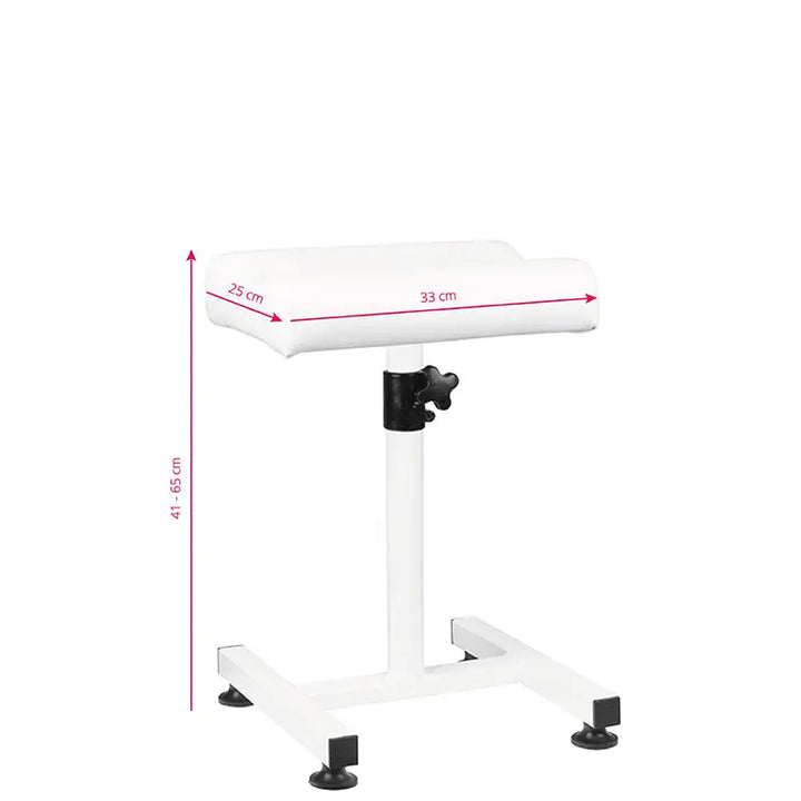 Verstellbarer weißer Armlehne für Beinauflage für Pediküre 108 weiß