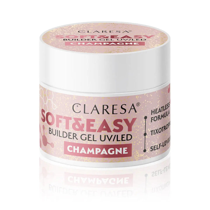 Claresa Aufbaugel Soft&Easy Gel Champagner 45g - Aufbaugel